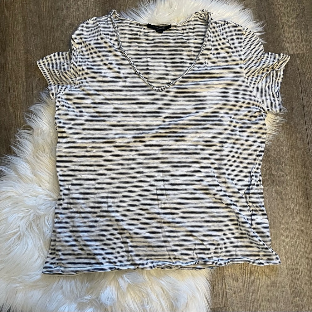 Allsaints v-neck short sleeve t-shirt